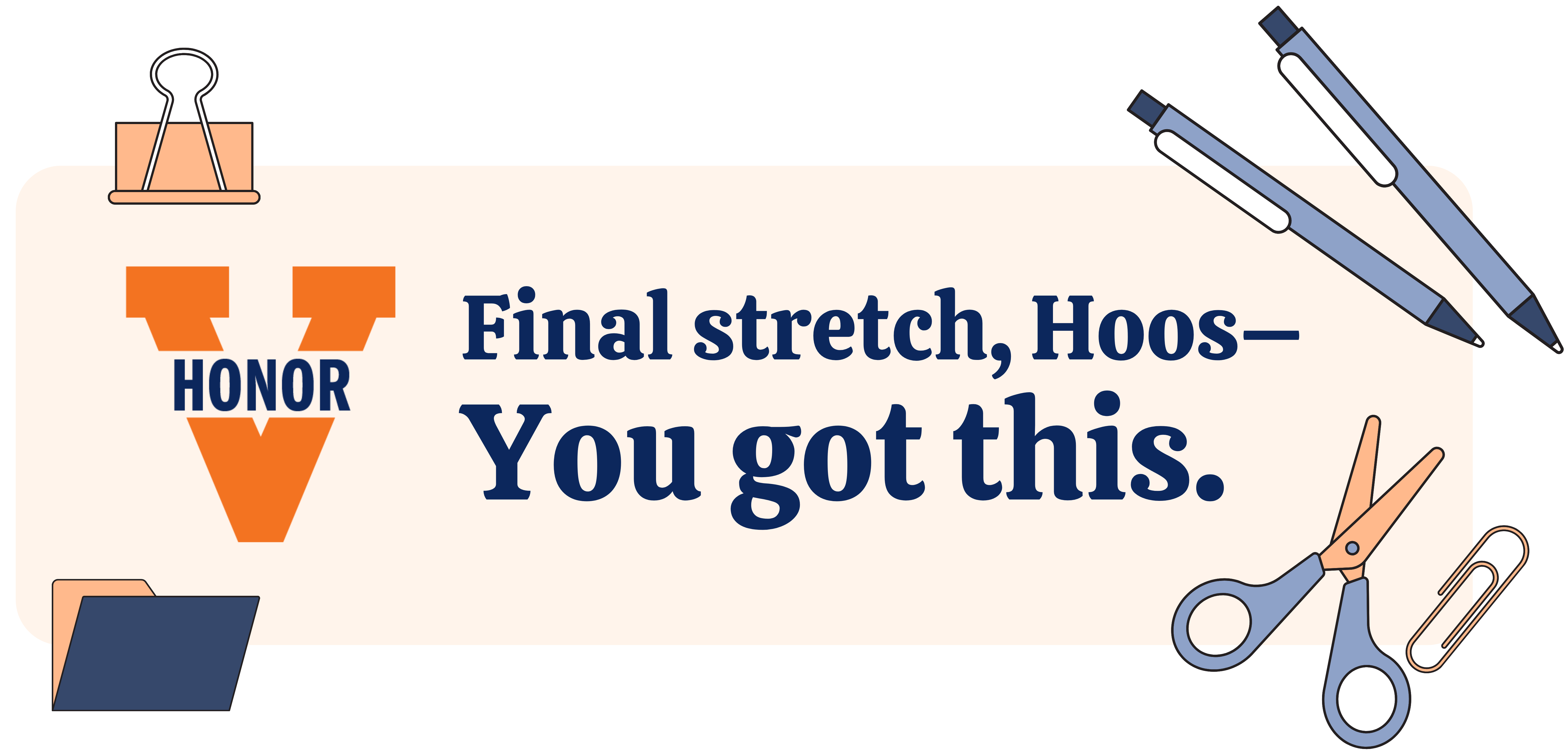 Final stretch, Hoos – You got this. 